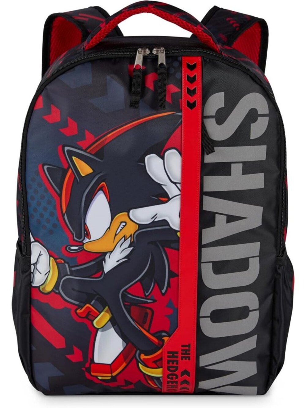Sonic Hedgehog Backpack for Kids, 16-Inch Schoolbag with Reflective Design